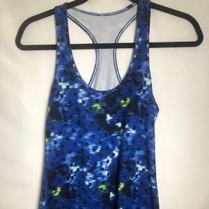 Womens Blue & Black Lululemon Tank Top. Small/Medium.